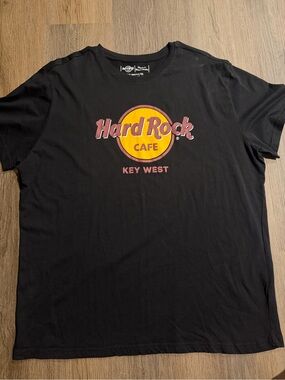 Hard Rock Cafe Black Short Sleeve Key West Logo Tee
